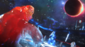 Magma Hedorah beginning to freeze