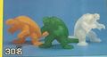 Telebi-Kun Magazine Bandai Gamera 1996 prize figures