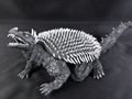 X-Plus 25cm Large Monster Anguirus 1955 monochrome version