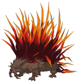 The Grass Hedgehog's model from Skull Island