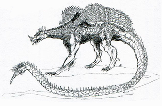 Anguirus Hound concept art