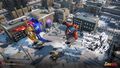 R.O.J.A.K.'s hits Pipijuras with its grab special, a double kick