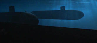 Two Ohio-class submarines in GODZILLA (1998)
