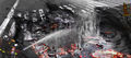 Godzilla's footprint concept art