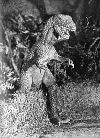 An Allosaurus in The Lost World (1925)