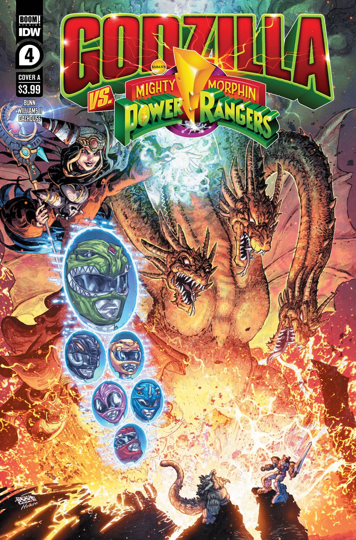 Godzilla vs. The Mighty Morphin Power Rangers issue 4 (2022