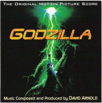 The cover for the European release of the GODZILLA (1998) and Godzilla 2000 soundtracks