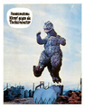 German Godzilla vs. Hedorah lobby card