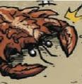A crab resembling Ganimes in Godzilla: Rulers of Earth #19
