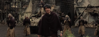 Shikishima as he appears in Attack on Titan the Movie: Part 2