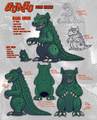 Gorgo plush concept art by Matt Frank