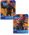 Prototype Mega Kong and armored Mega Godzilla packaging