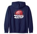 Pencil illustration zip hoodie