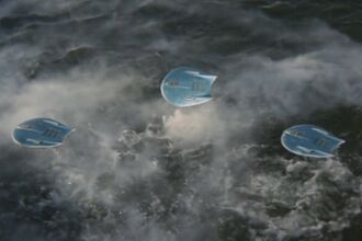 The Black Hole Planet 3 Aliens' UFOs in Terror of Mechagodzilla