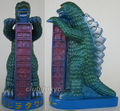Marmit Godzilla Tower (blue and green variant)