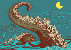 Godzilla in Godzilla's Monsterpiece Theatre #1