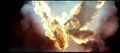 Mothra burns and dies