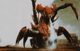 An Aggregate Form Destoroyah in Godzilla vs. Destoroyah