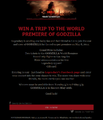 Godzilla Sweepstakes