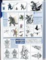 Concept art featuring "Crystal Godzilla"
