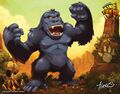King Kong artwork by Regis Torres