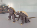 Anguirus 1968 (standing and crawling version prototypes)