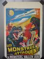 French Belgian Destroy All Monsters poster