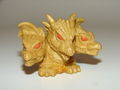 Bandai Cretaceous King Ghidorah finger puppet, from the Godzilla Sofubi Collection 2 set