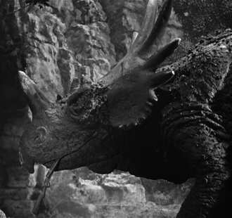 A Styracosaurus in Son of Kong