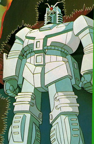 The uninhabited white V-Armor