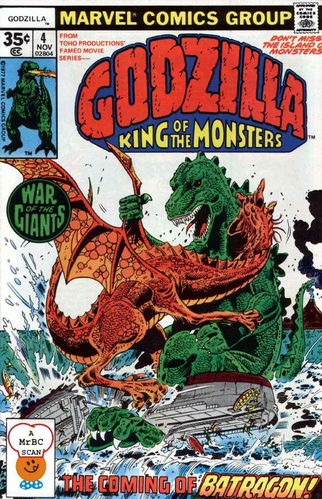 Godzilla issue 4 (1977) | Wikizilla, the kaiju encyclopedia