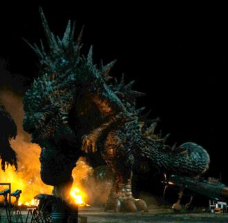 Godzilla's pre-irradiated form in Godzilla Minus One