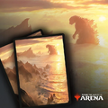 Magic: The Gathering Arena Godzilla card sleeve