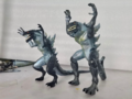 The Y-MSF Godzilla 1998 variant next to the Trendmasters Ultimate figure