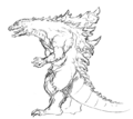 Godzilla concept art