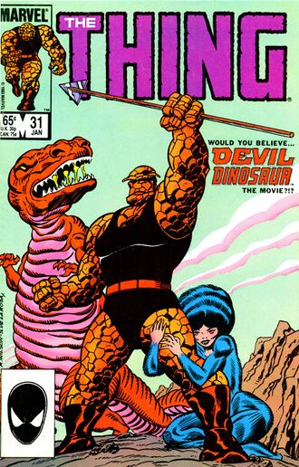 Cover of The Thing #31 by Ron Wilson and Sam de la Rosa