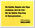 German Godzilla vs. Megalon publicity material