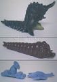 Bandai Real Godzilla 3 Battra Larva with Mothra Larva