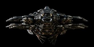 An alien spaceship in 10 Cloverfield Lane