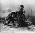 9. Godzilla vs. Anguirus in Osaka (Godzilla Raids Again)
