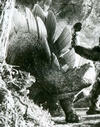 A Stegosaurus in King Kong (1933)