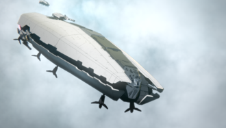 A Landing Ship in GODZILLA: Planet of the Monsters