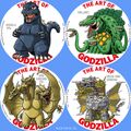 Godzilla 1994, Biollante, King Ghidorah 1991 and Mecha-King Ghidorah