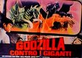 Italian Godzilla vs. Gigan poster