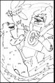 Early lineart sketches by Sean Peacock