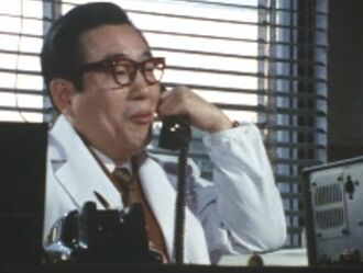 Haruo Suzuki as Dr. Morita in episode 3 of Zone Fighter