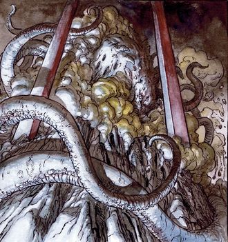 The God-demon in Godzilla in Hell #5