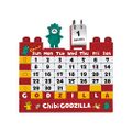 Chibi Godzilla block calendar