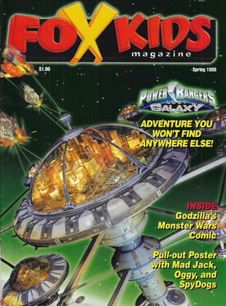 The cover of issue 34 of Fox Kids Magazine