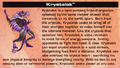 Krystalak's bio from page 28 of the Godzilla: Unleashed instruction manual booklet